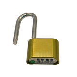 2" 4-Number Combination Covered Padlock with Long Shackle