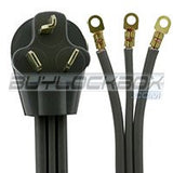 3-Wire 30A Dryer Appliance Power Cord with Ring