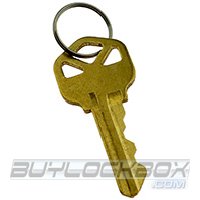 look alike solid brass key blank