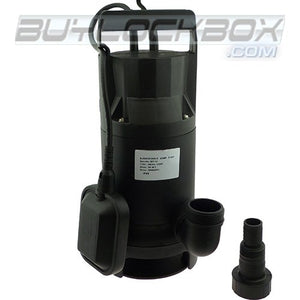 1/2 HP Thermoplastic Submersible Sump Pump with Tethered Float Switch