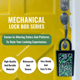 4 Digit Number Combination Key Card Storage Lockbox In Camouflage